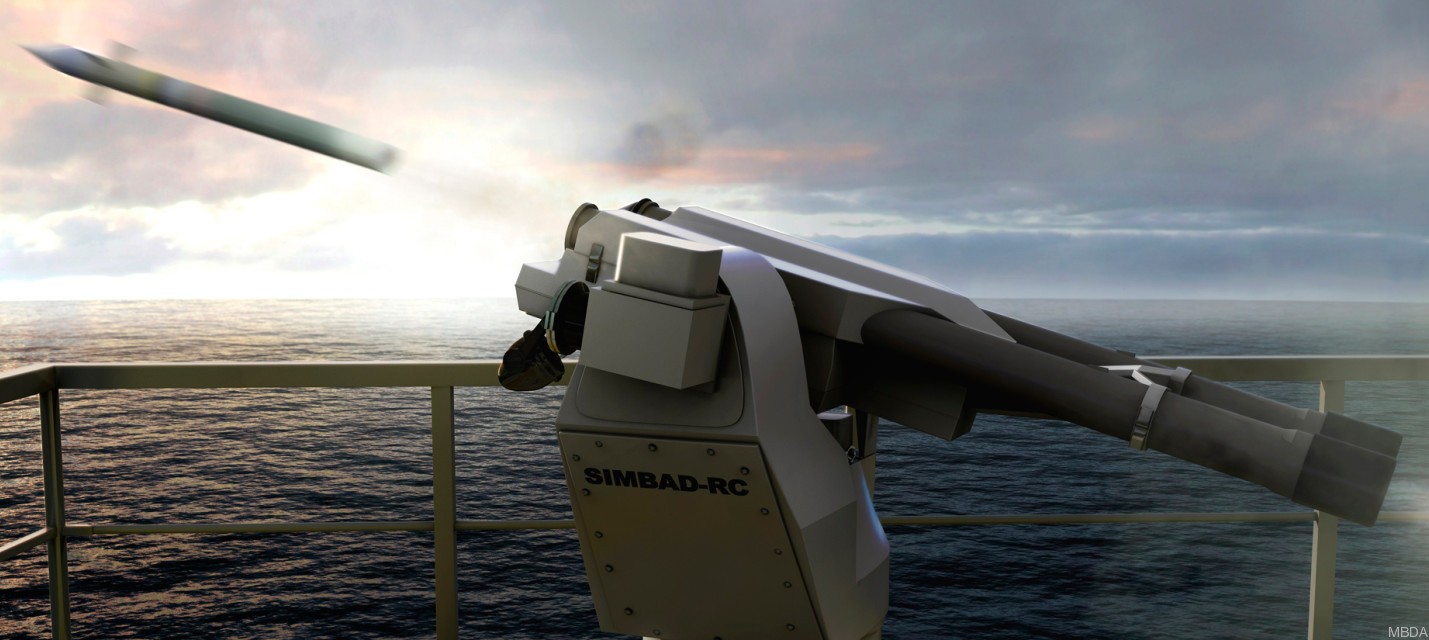 mbda simbad rc missile defense system close in mistral sam remote controlled 02
