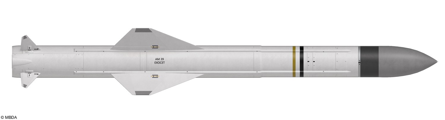 am39 exocet anti-ship missile ssm aircraft launched mbda navy mirage rafale 10