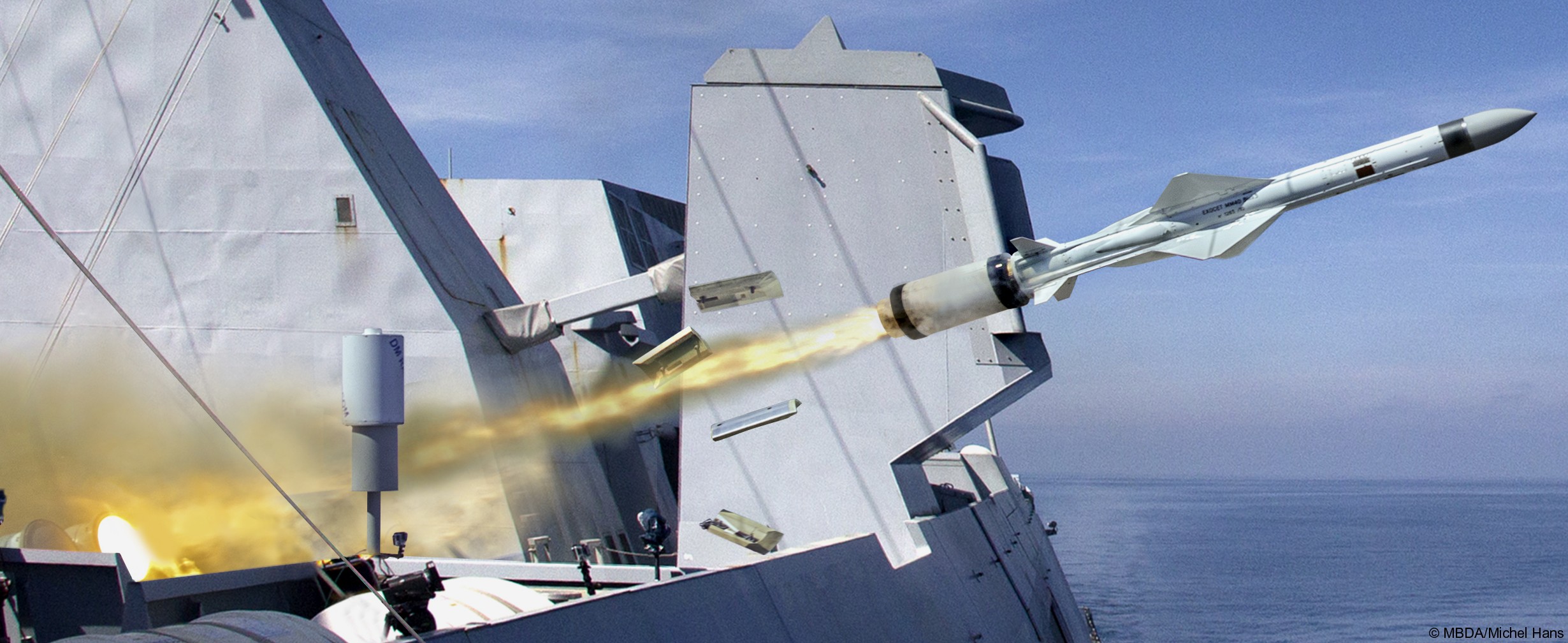 mm40 exocet block 3 anti-ship missile ssm mbda aerospatiale navy 13x