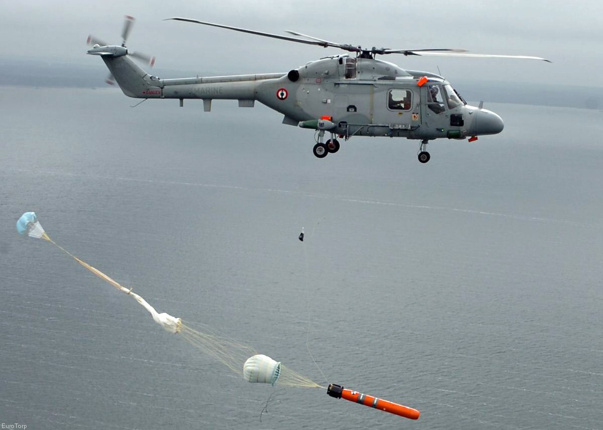 eurotorp wass mu90 impact torpedo 08 westland lynx helicopter