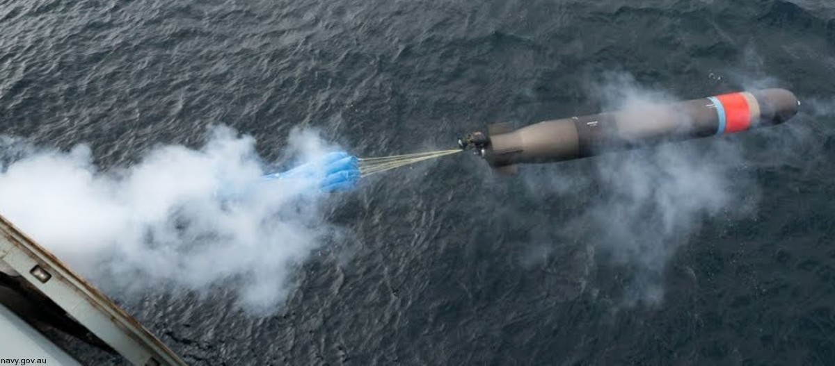 eurotorp mu90 impact torpedo 12.75 inches 324mm wass leonardo naval group thales navy 14