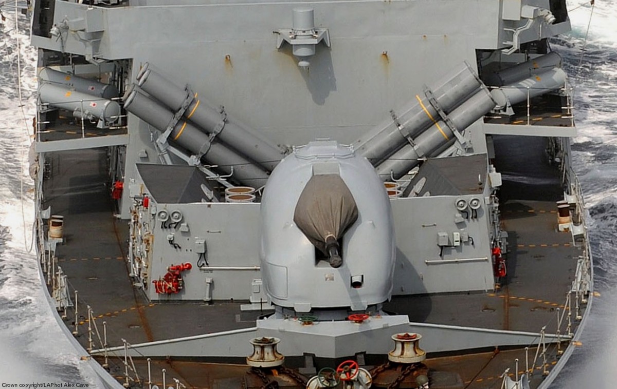 mark 8 mod.0 naval gun system 4.5 inches royal navy type 23 duke class frigate 06