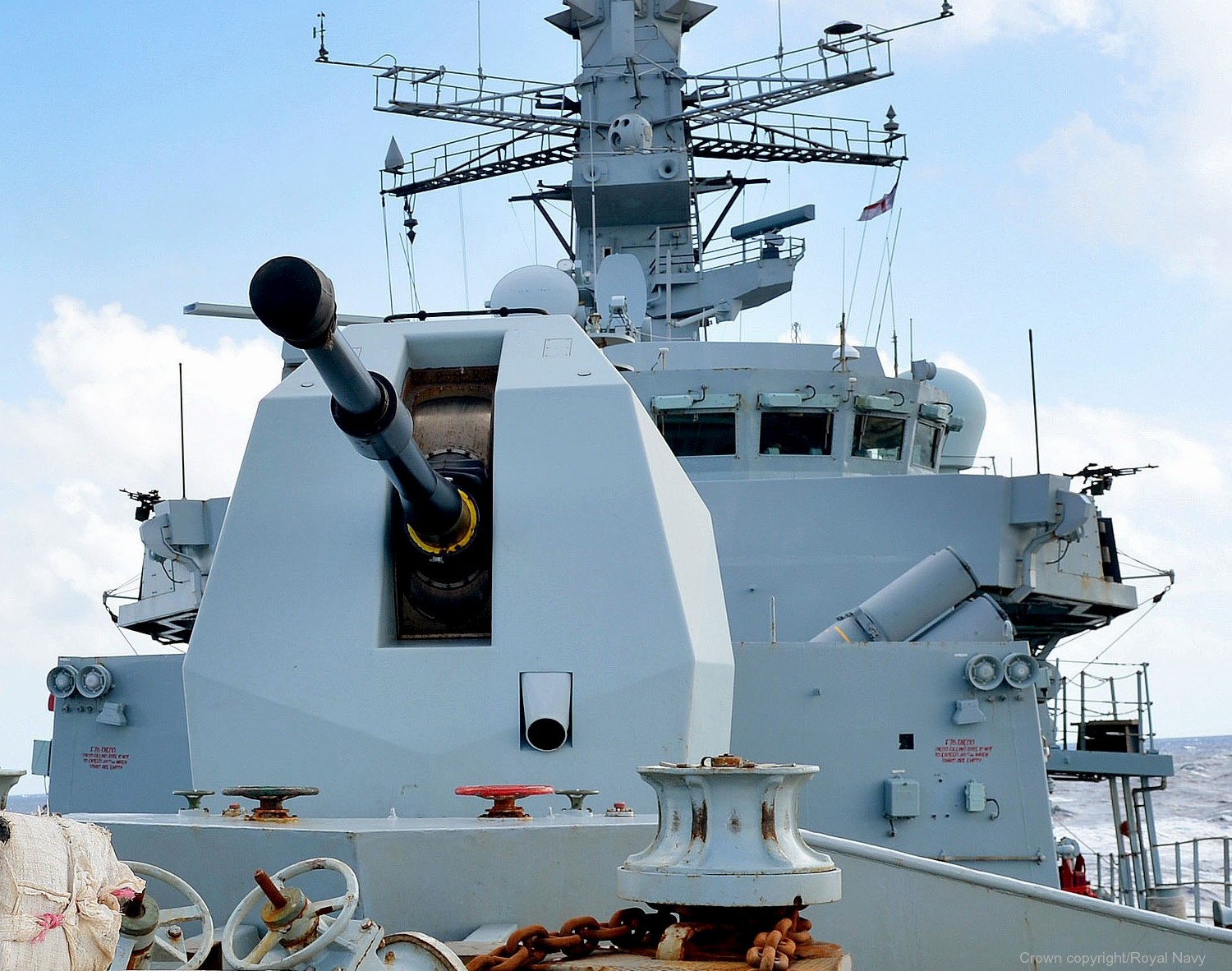 mark 8 mod.1 naval gun system 4.5 inches royal navy type 23 duke class frigate 12