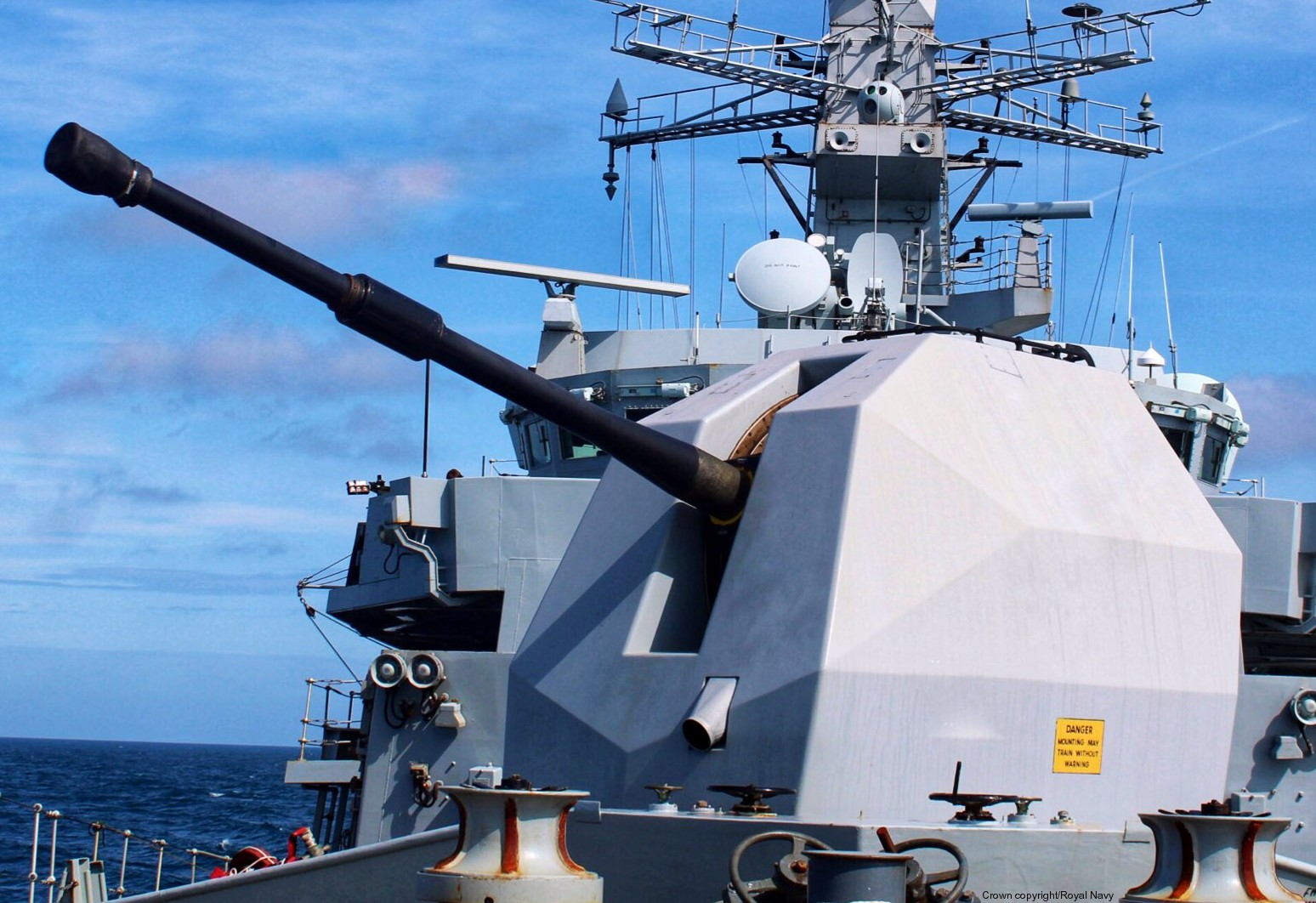 mark 8 mod.1 naval gun system 4.5 inches royal navy type 23 duke class frigate 15