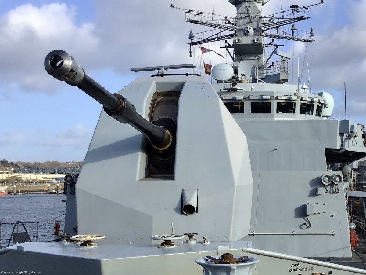 mark 8 mod.1 naval gun system 4.5 inches royal navy type 23 duke class frigate 16