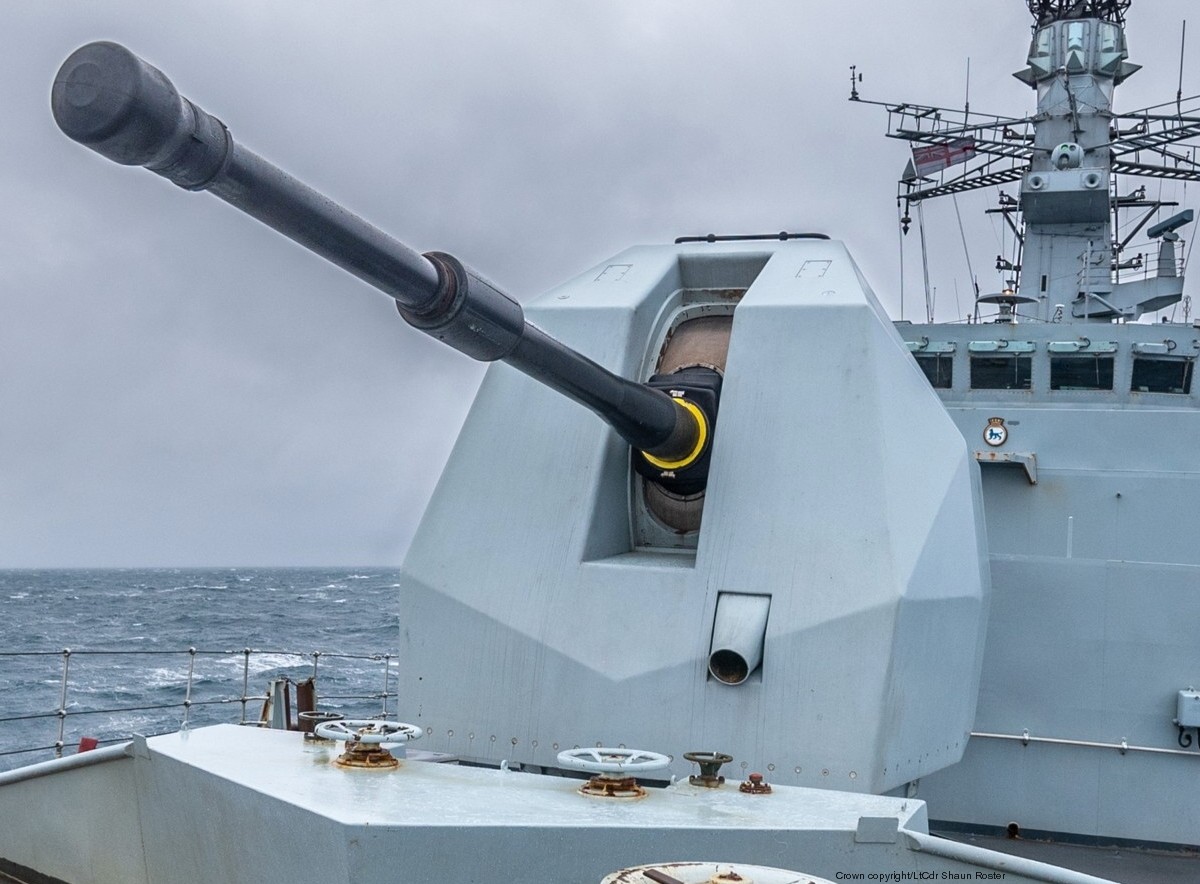 mark 8 mod.1 naval gun system 4.5 inches royal navy type 23 duke class frigate 25