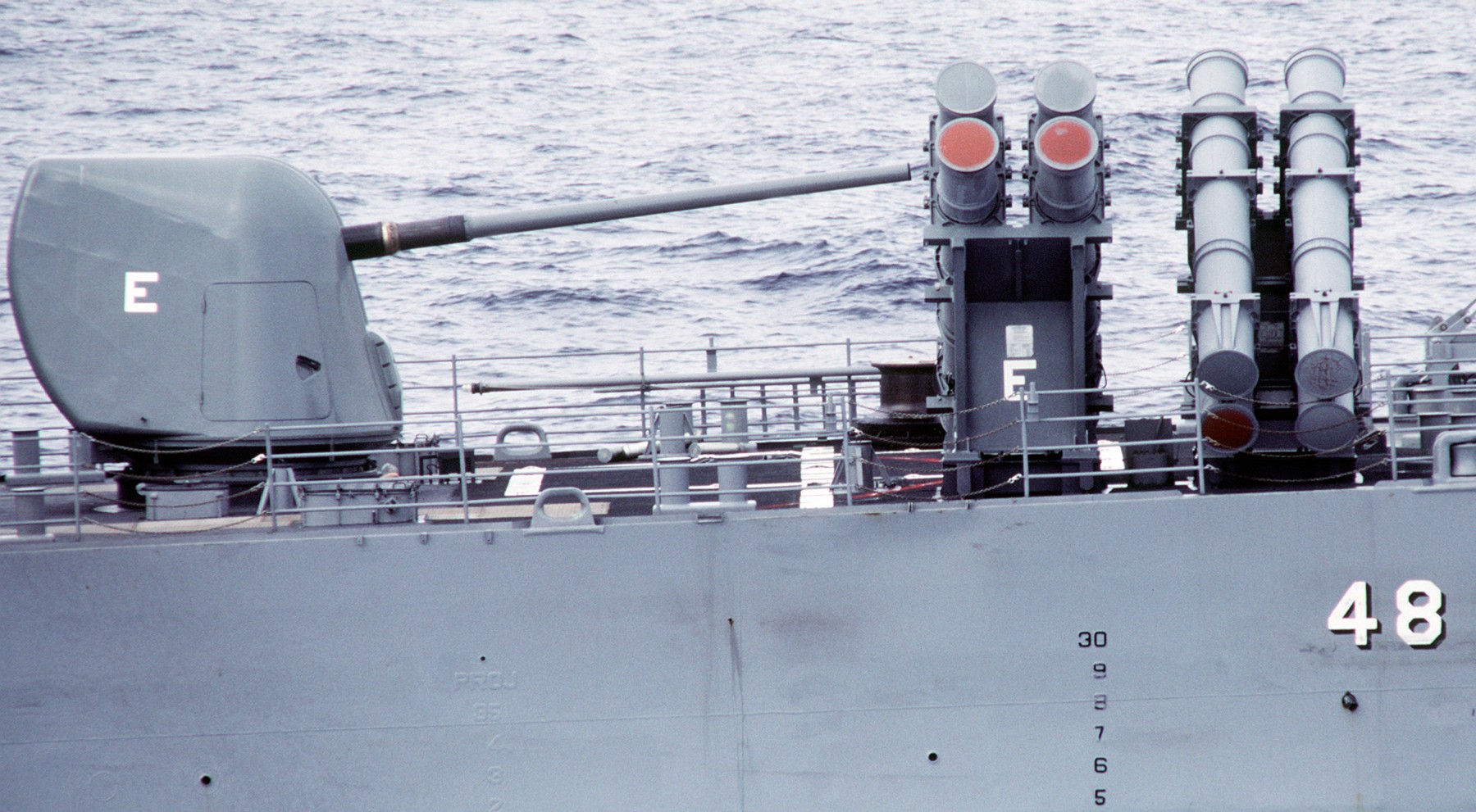 mk-141 missile launcher rgm-84 harpoon ticonderoga class cruiser 26