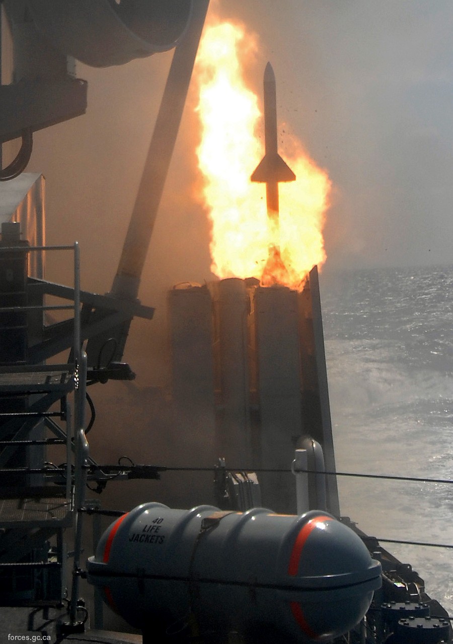 mk. 48 vls vertical launching system gmvls rim-7 rim-162 evolved sea sparrow missile essm nato sam 07 fire exercise