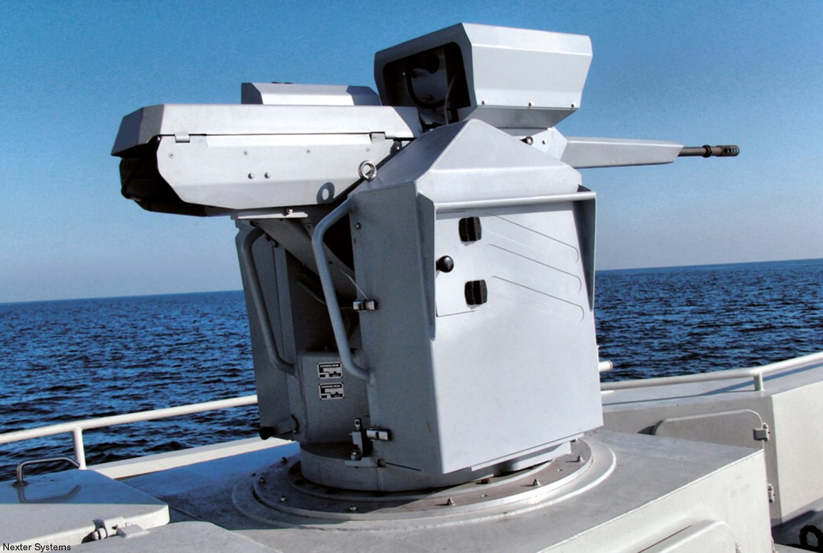 nexter narwhal 20 mm naval weapon station nws remote controlled stabilized navy french marine 02