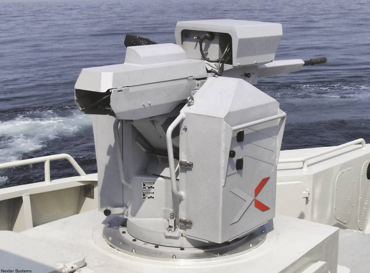 nexter narwhal 20 mm naval weapon station nws remote controlled stabilized navy french marine 03