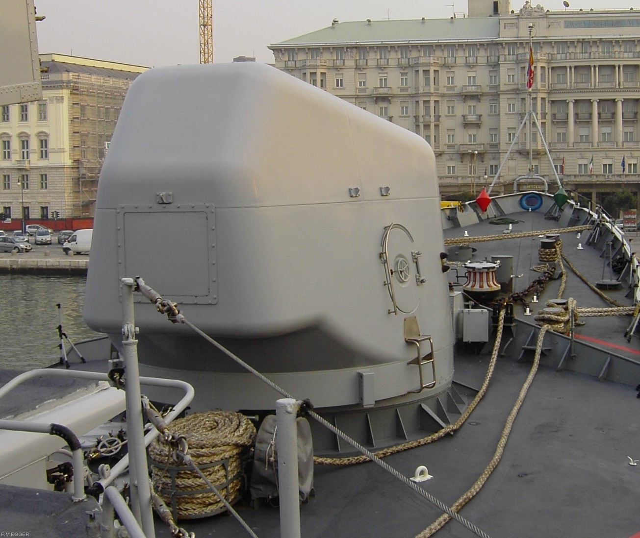 oto melara breda 127/54c compact gun 127mm 5-inches 54- caliber 10