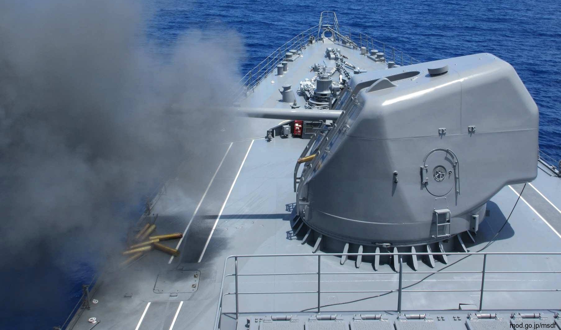 oto melara breda 127/54c compact naval gun 127mm 5-inches 54-caliber 23 takanami class destroyer jmsdf