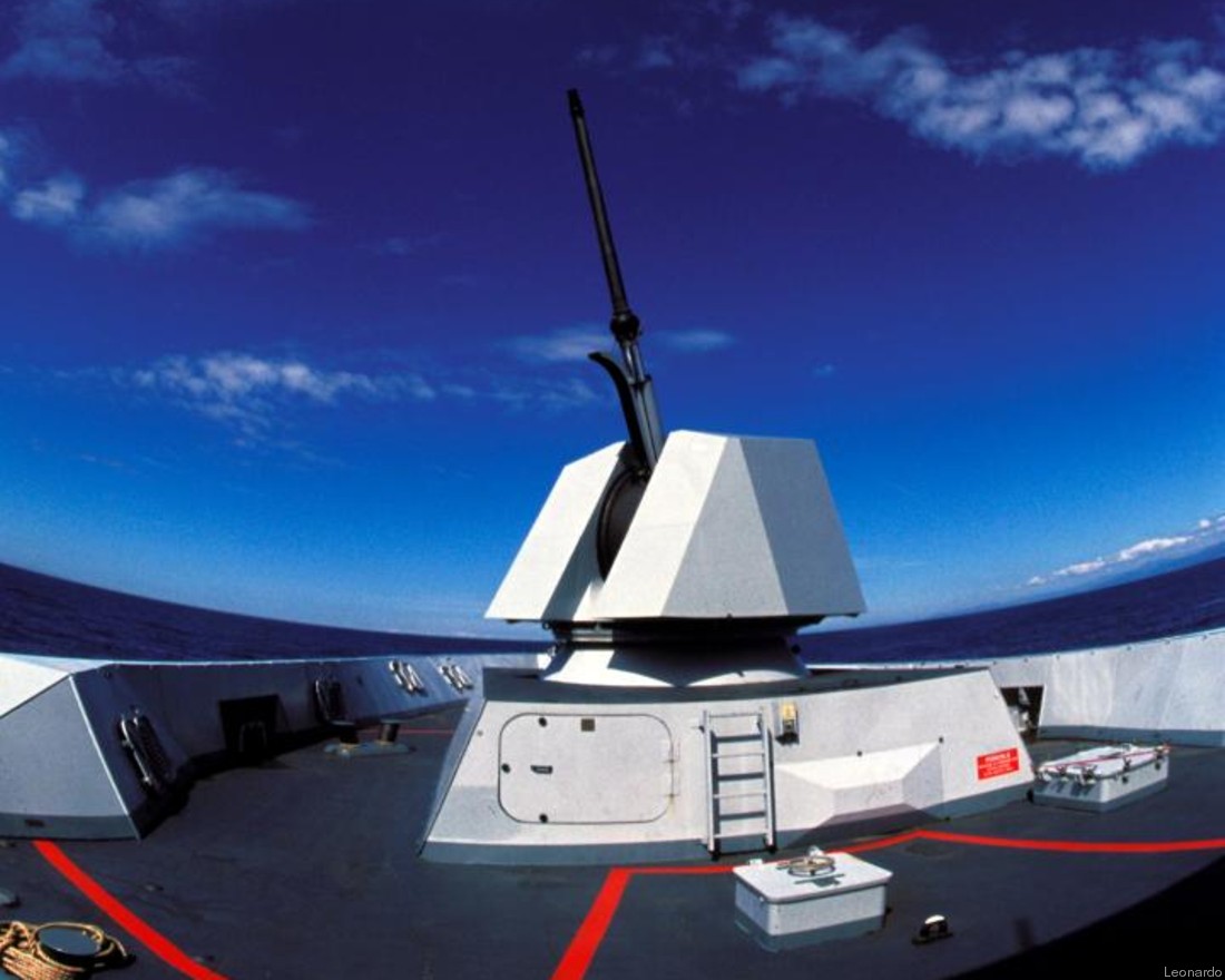 127/64 lw oto melara breda leonardo lightweight dual purpose naval gun system vulcano 08