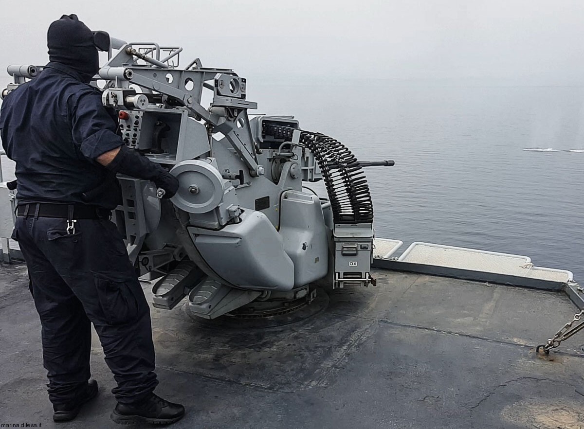kba 25/80 mm machine gun system oto melara breda oerlikon leonardo italian navy marina militare 19