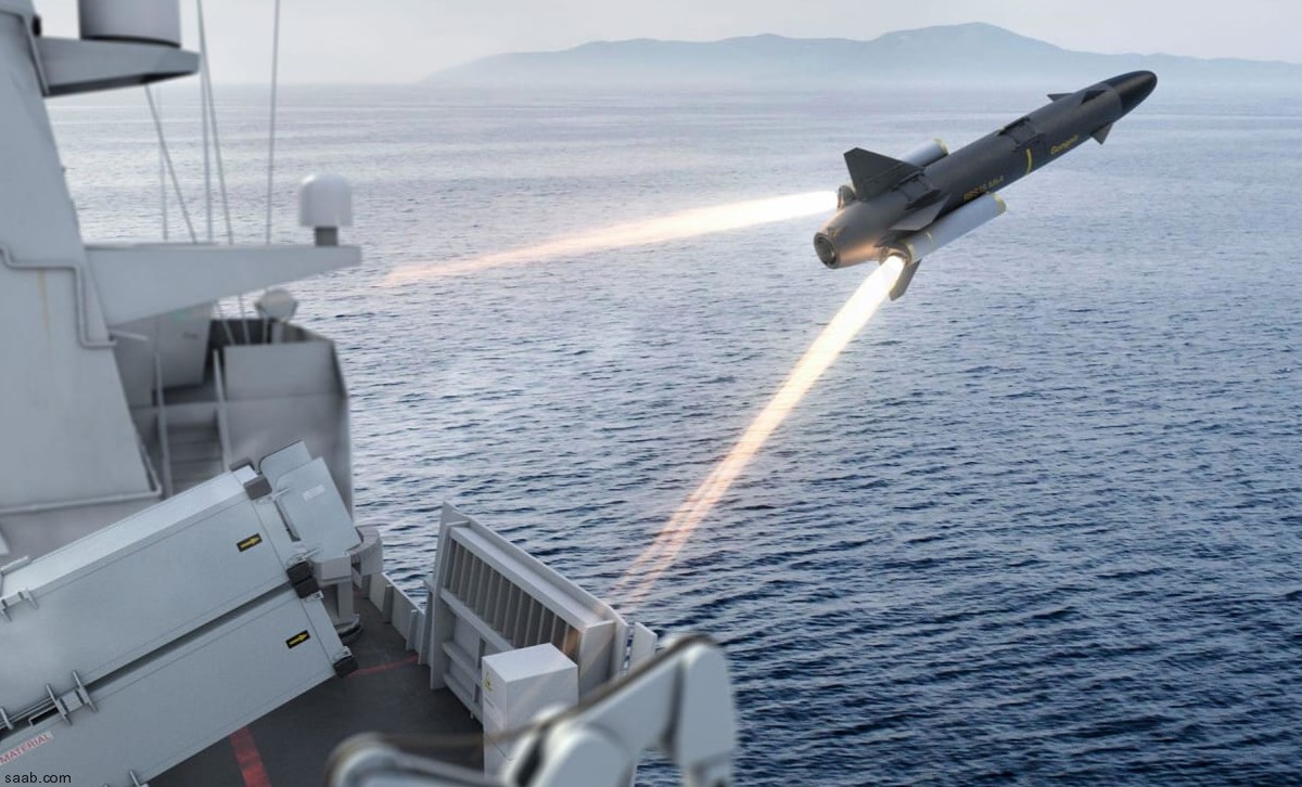 rbs-15 robotsystem anti-ship ssm land-attack missile saab bofors diehl mk.3 mk.4 gungnir swedish navy german finnish 22
