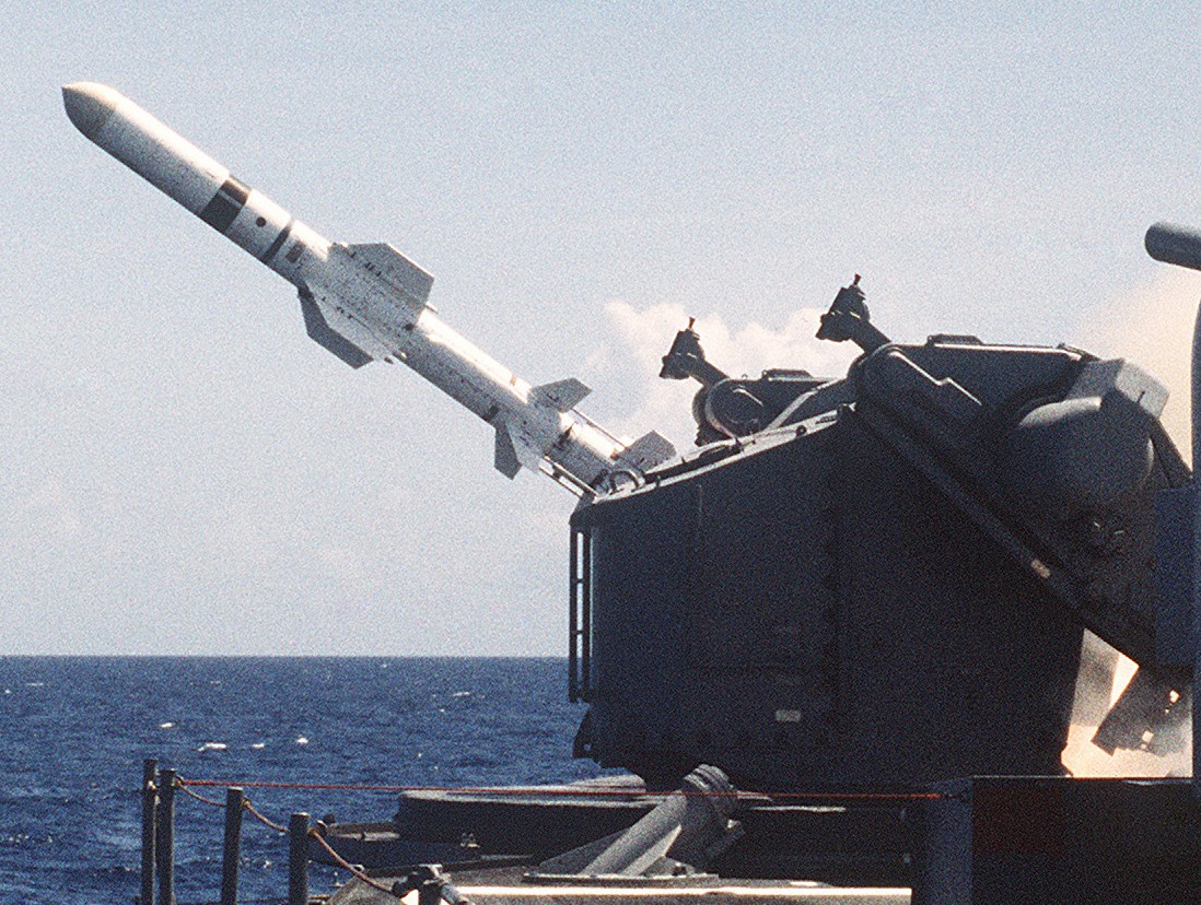 rgm-84 harpoon ssm mk-13 missile launcher charles f. adams class destroyer ddg 27