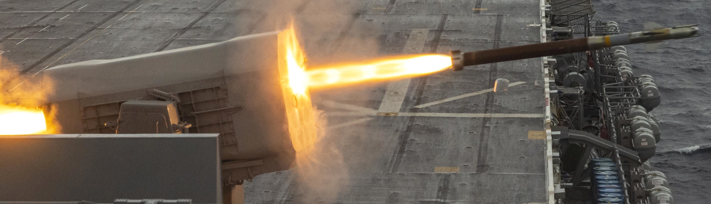 rim-116 rolling airframe missile ram ciws mk.49 launching system mk.31 gmws uss lha lhd 39
