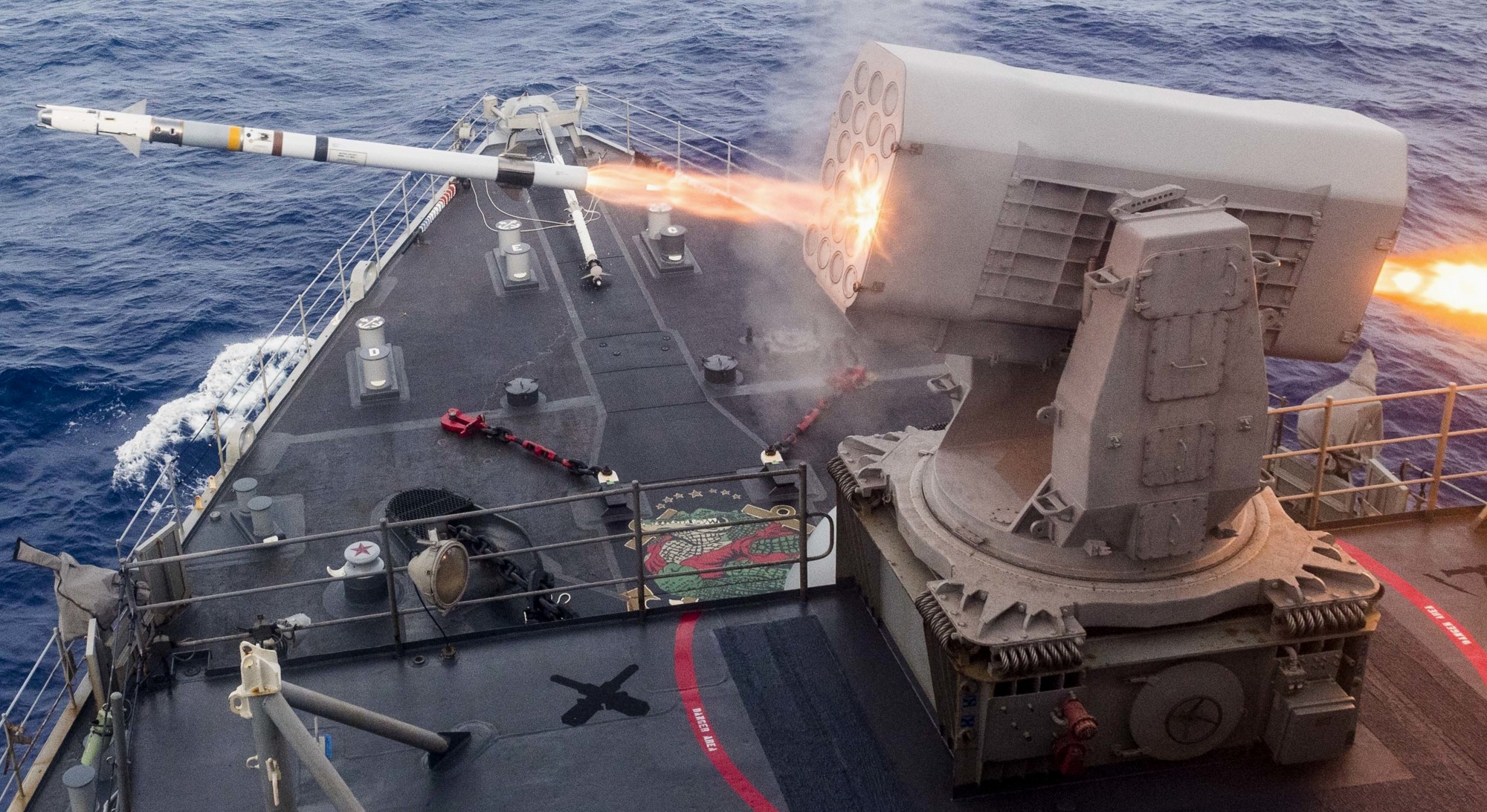 rim-116 rolling airframe missile ram ciws mk.49 launching system mk.31 gmws 42