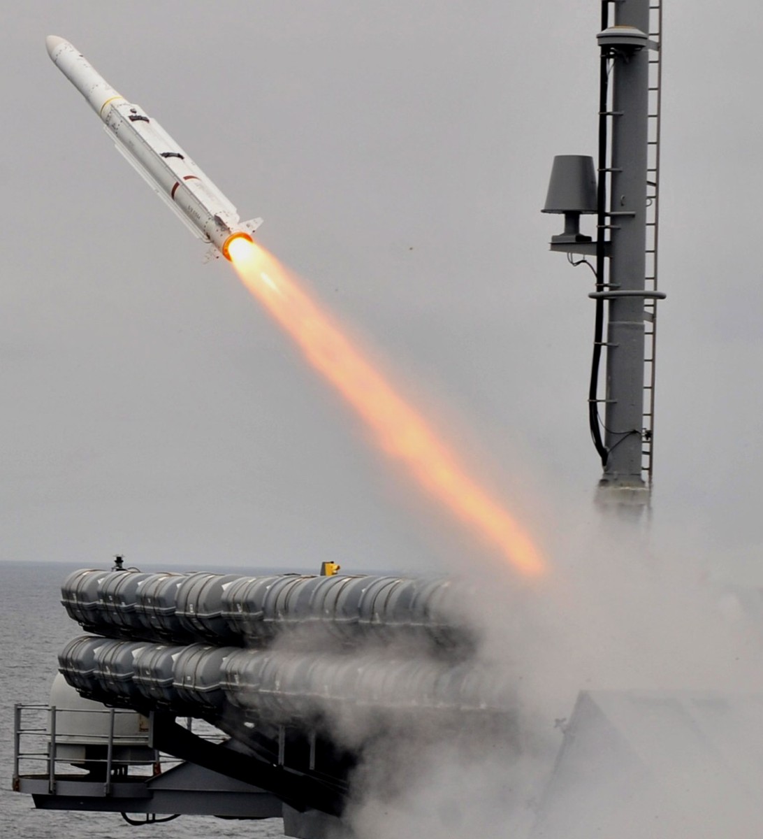 rim-162 essm evolved sea sparrow missile sam point area defense 04