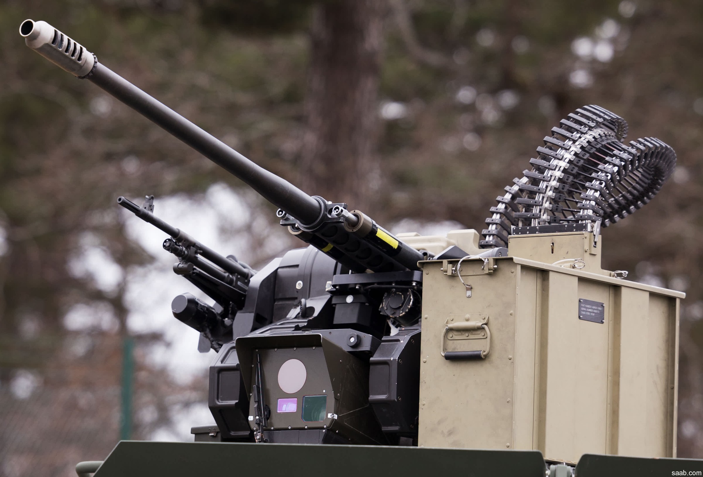 saab trackfire remote weapon station rws machine gun system 07