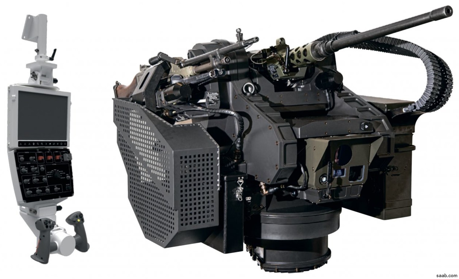 saab trackfire remote weapon station rws machine gun system 09