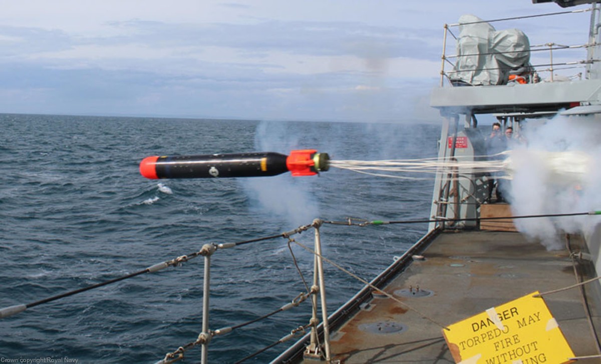 stingray torpedo 324mm lightweight bae systems frigate helicopter 19 type 23 duke class